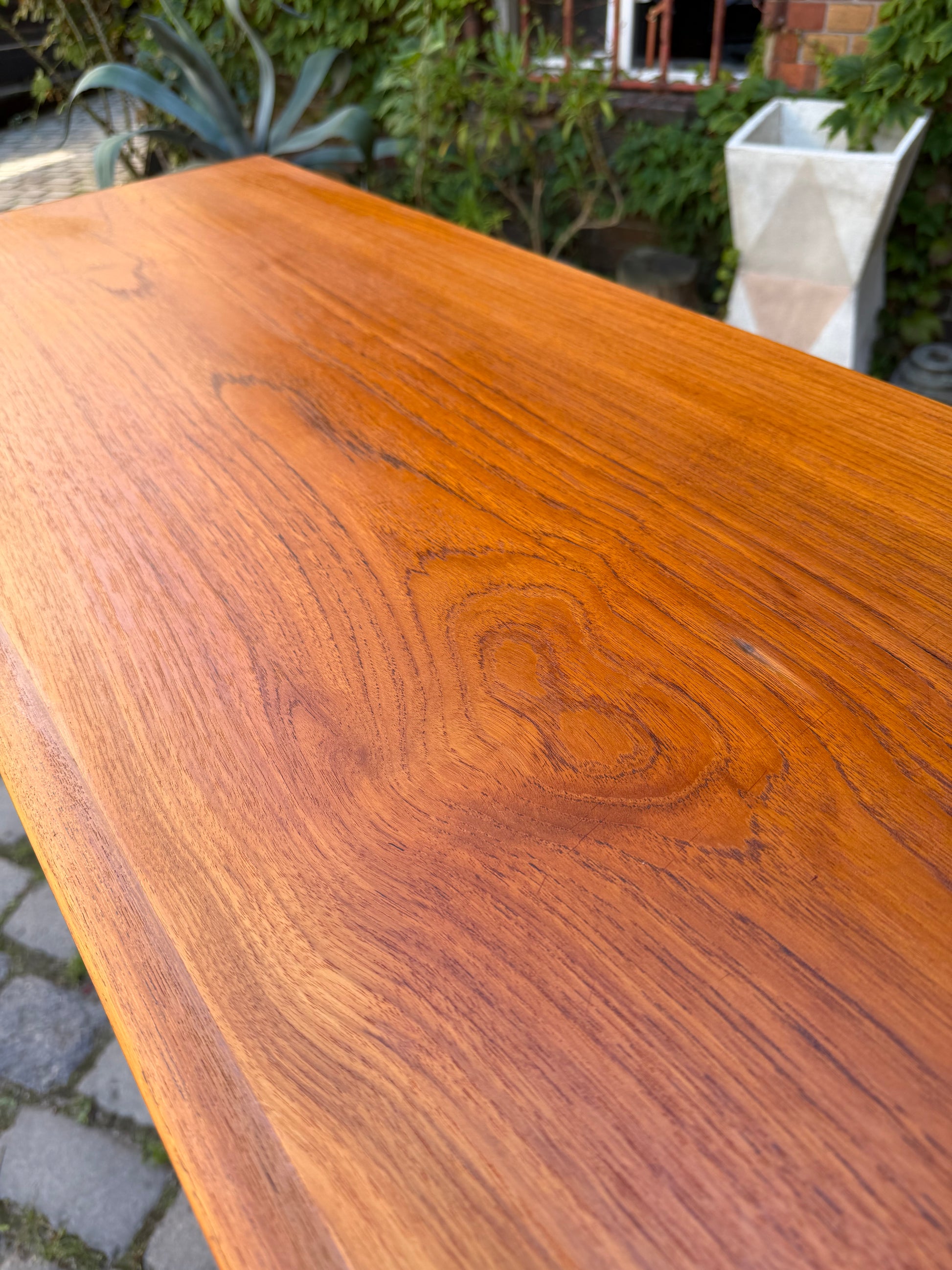 Highboard Teak mit Vitrine & Minibar aus Dänemark