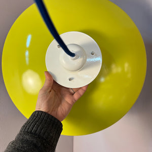 Lamellenlampe teils neu lackiert aus Dänemark