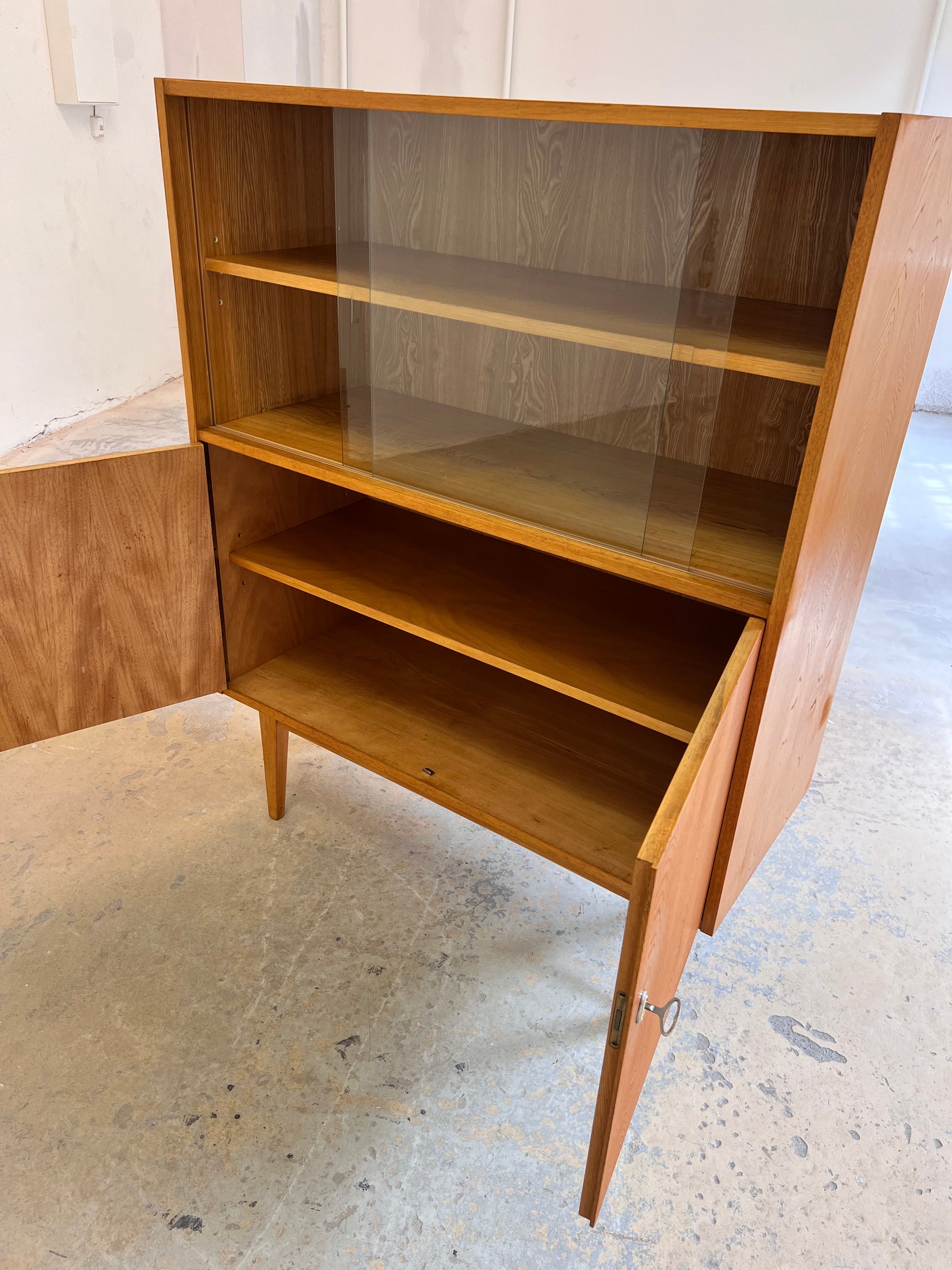 Bücherschrank 602/D Esche von Franz Ehrlich für Hellerau