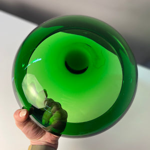 Schale 17792 grün Glas von Per Lütken für Holmegaard
