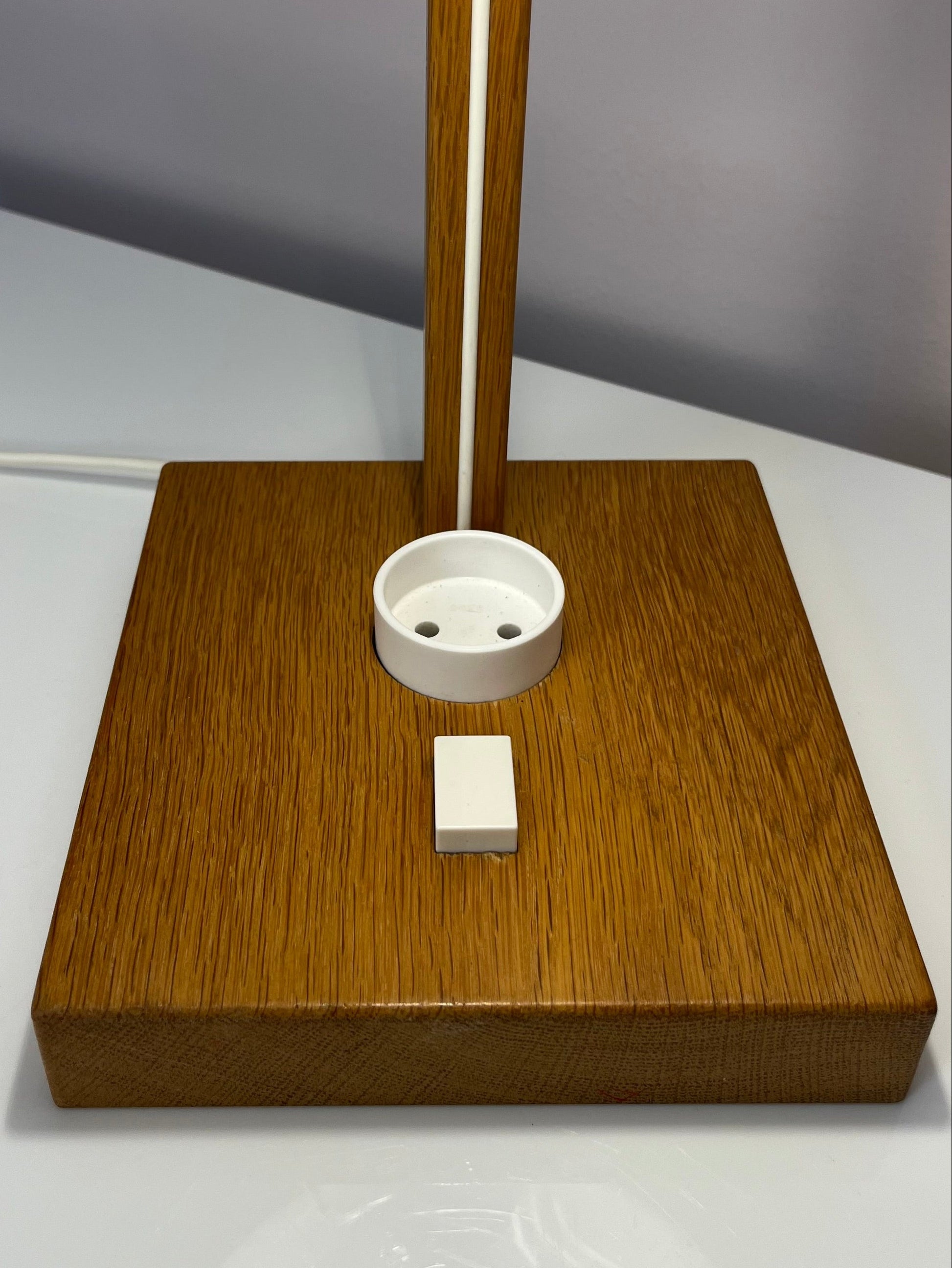 Schreibtischlampe weiß Eiche von Luxus Vittsjö