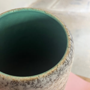 Bodenvase 613-60 weißgrau von Bay Keramik West Germany