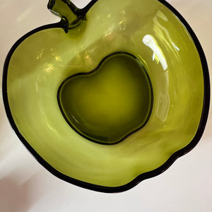 Set: 14x Schalen grüner Apfel Glas