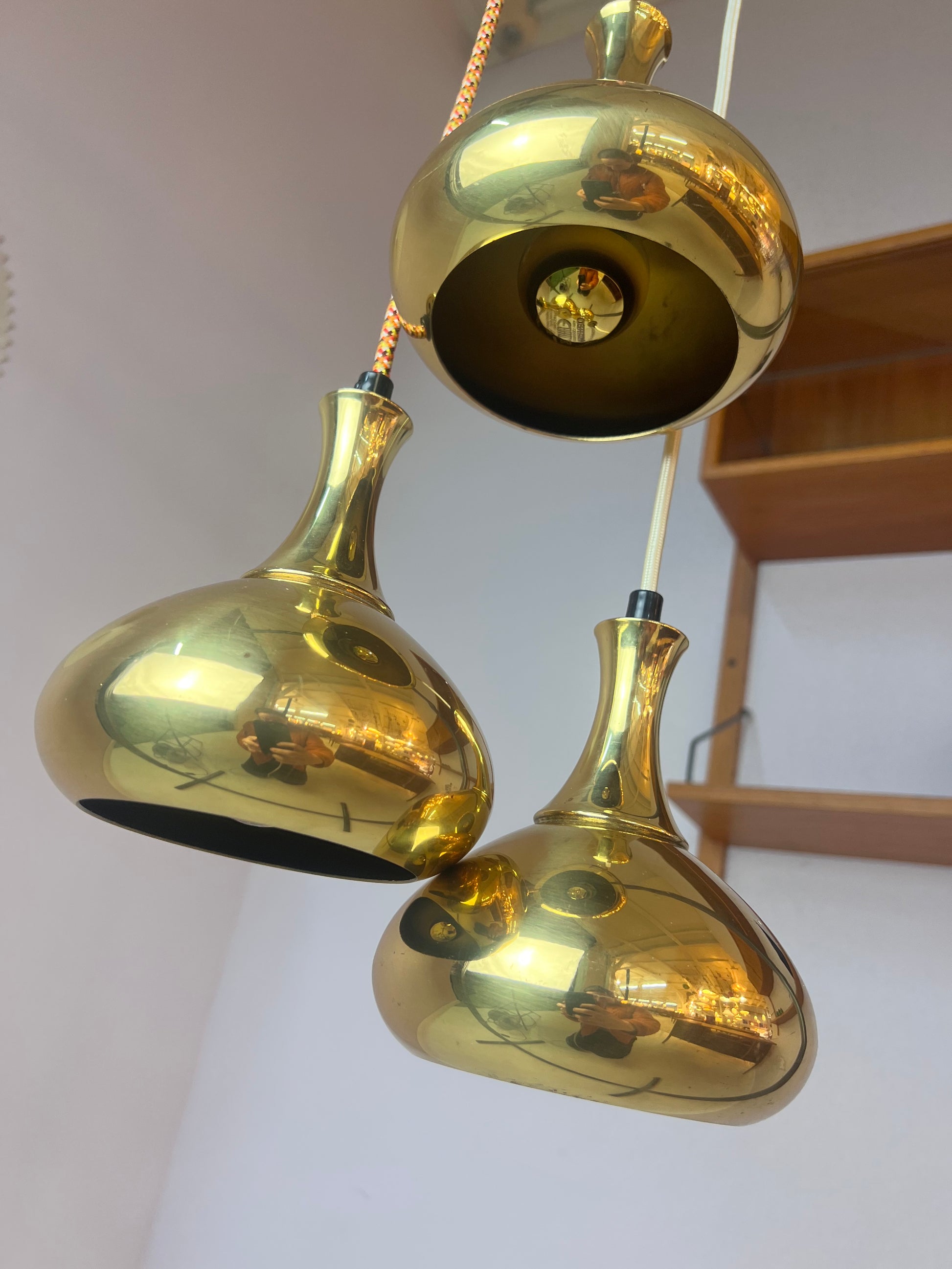 Hängelampe Messing von Scandi Lamp