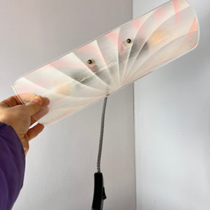 Wandlampe rosa Kunststoff