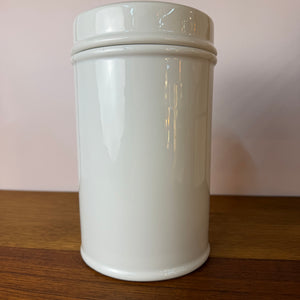 Apothekerdose Pasta Zinci Moll. weiß Porzellan - 1000 ml