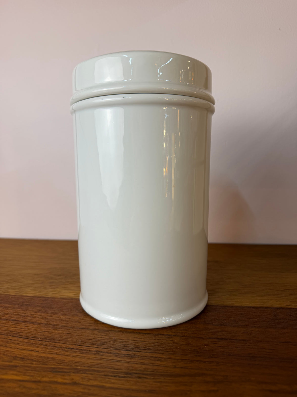 Apothekerdose Pasta Zinci Moll. weiß Porzellan - 1000 ml