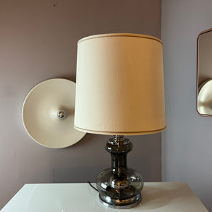 Tischlampe Rauchglas