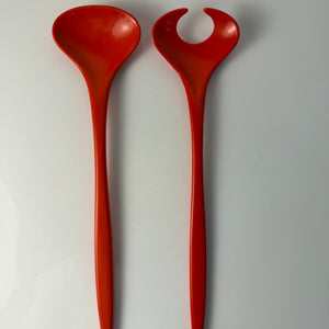 Salatbesteck Typ 2533/2534 rot Melamin von Mepal