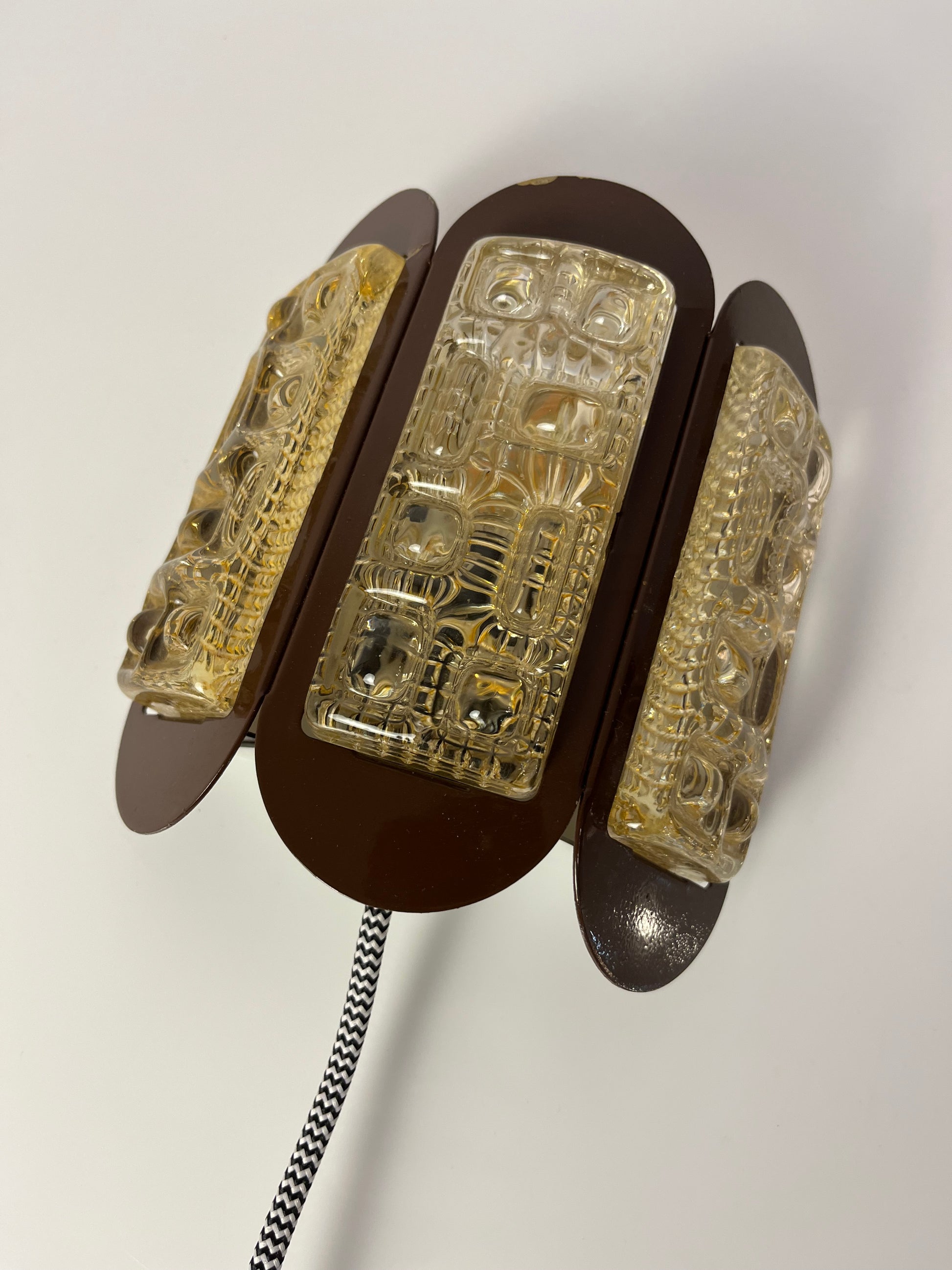 Wandlampe braun Glas von Vitrika