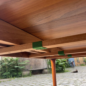 Esstisch Teak ausziehbar von Glostrup Vollholz