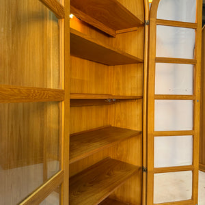 Rundbogen Vitrine Teak von Dyrlund