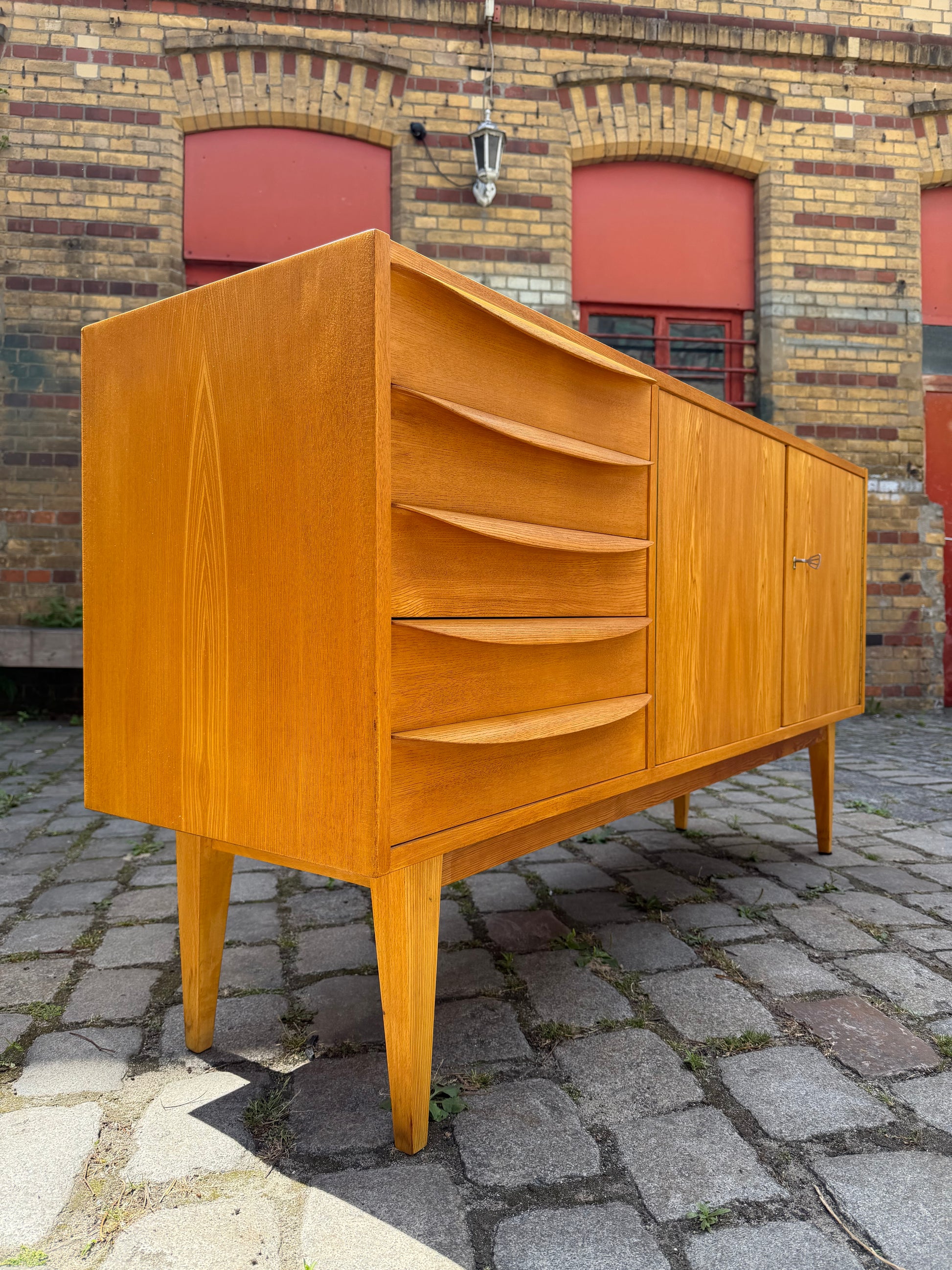 Sideboard Typ 602/K Esche von Franz Ehrlich für Hellerau