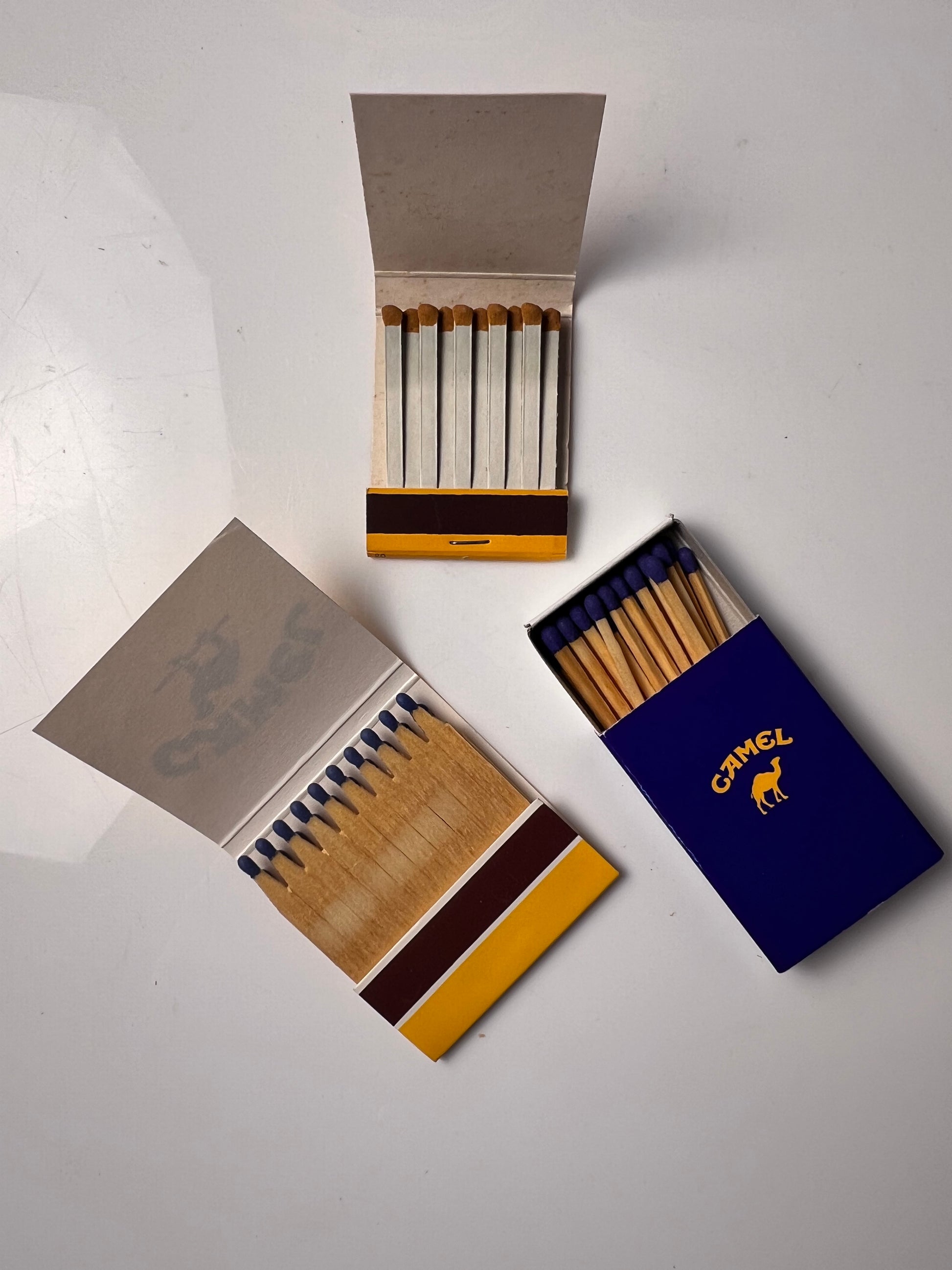 Set: Vintage Streichhölzer Camel
