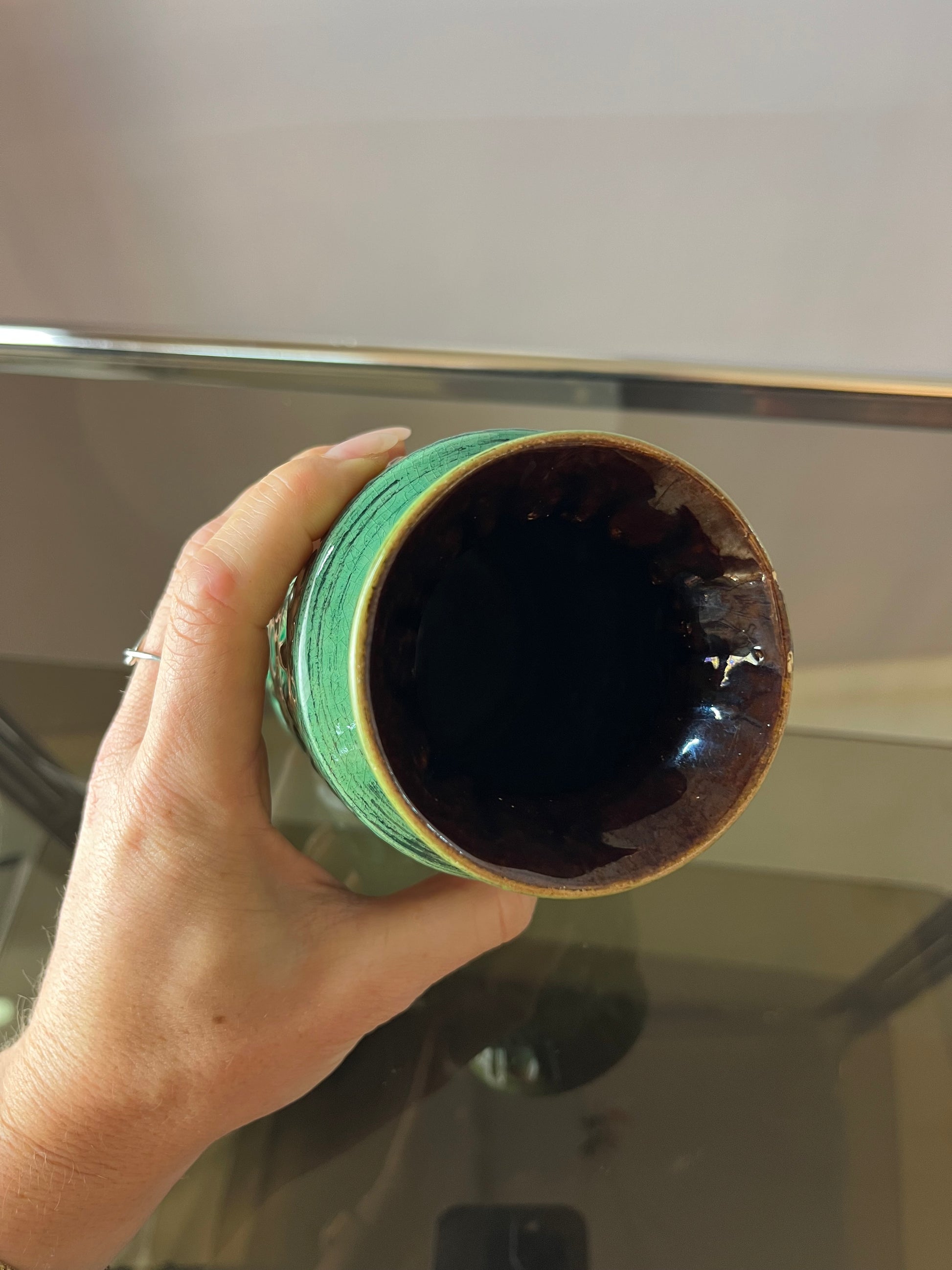 Vase 603-14 grün von Bay Keramik