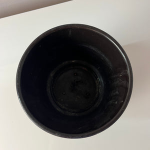 Blumentopf Fat Lava rot braun Keramik