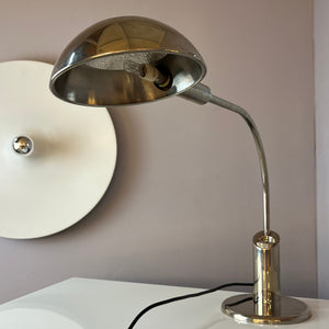 Schreibtischlampe BEA DS silber vernickelt von Florian Schulz Design