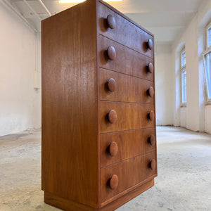 Kommode Teak mit runden Griffen aus Dänemark