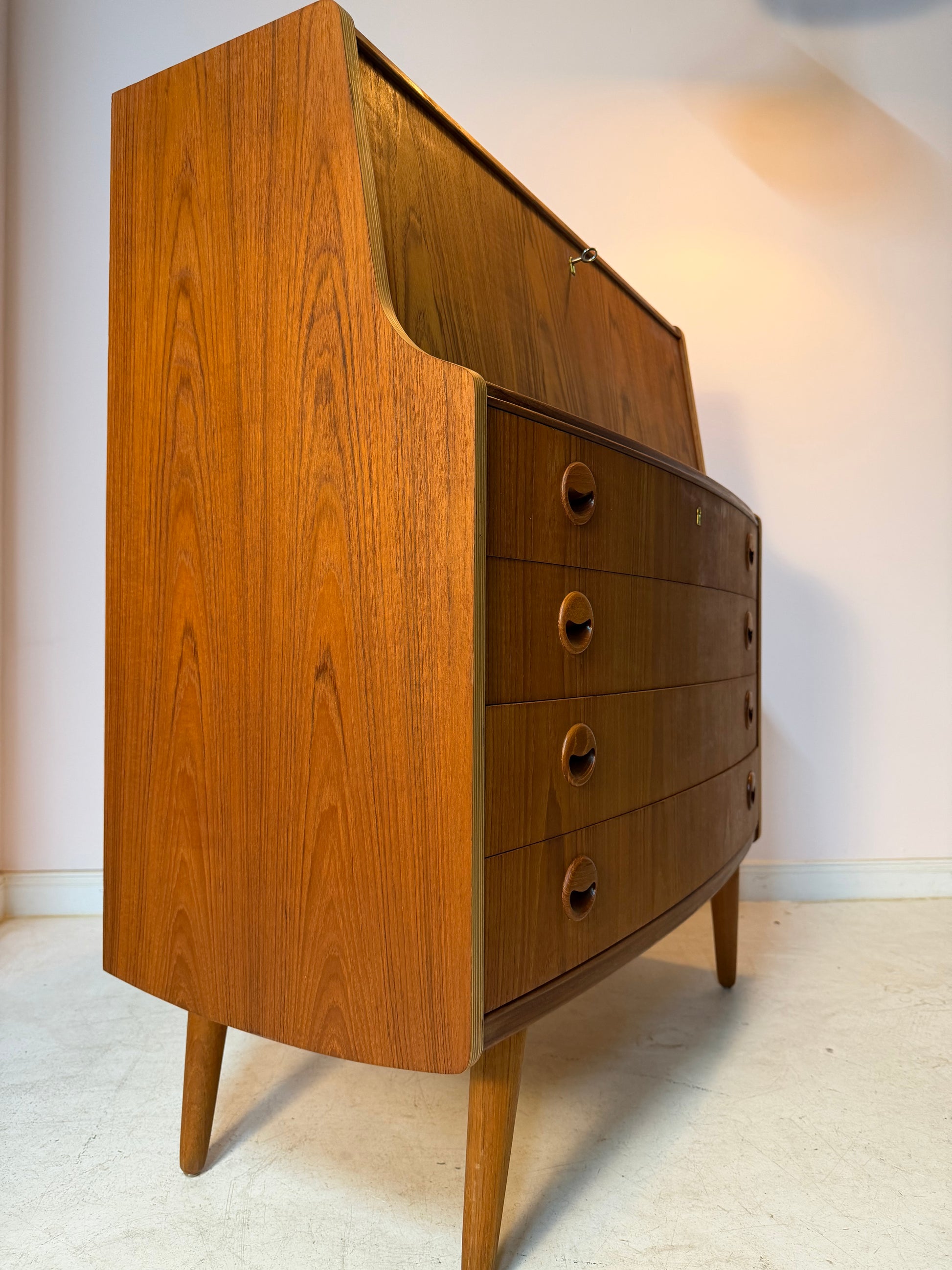 Sekretär Teak aus Dänemark