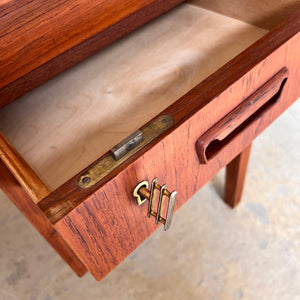 Freistehender Schreibtisch Teak aus Dänemark Sigh & Søns Møbler