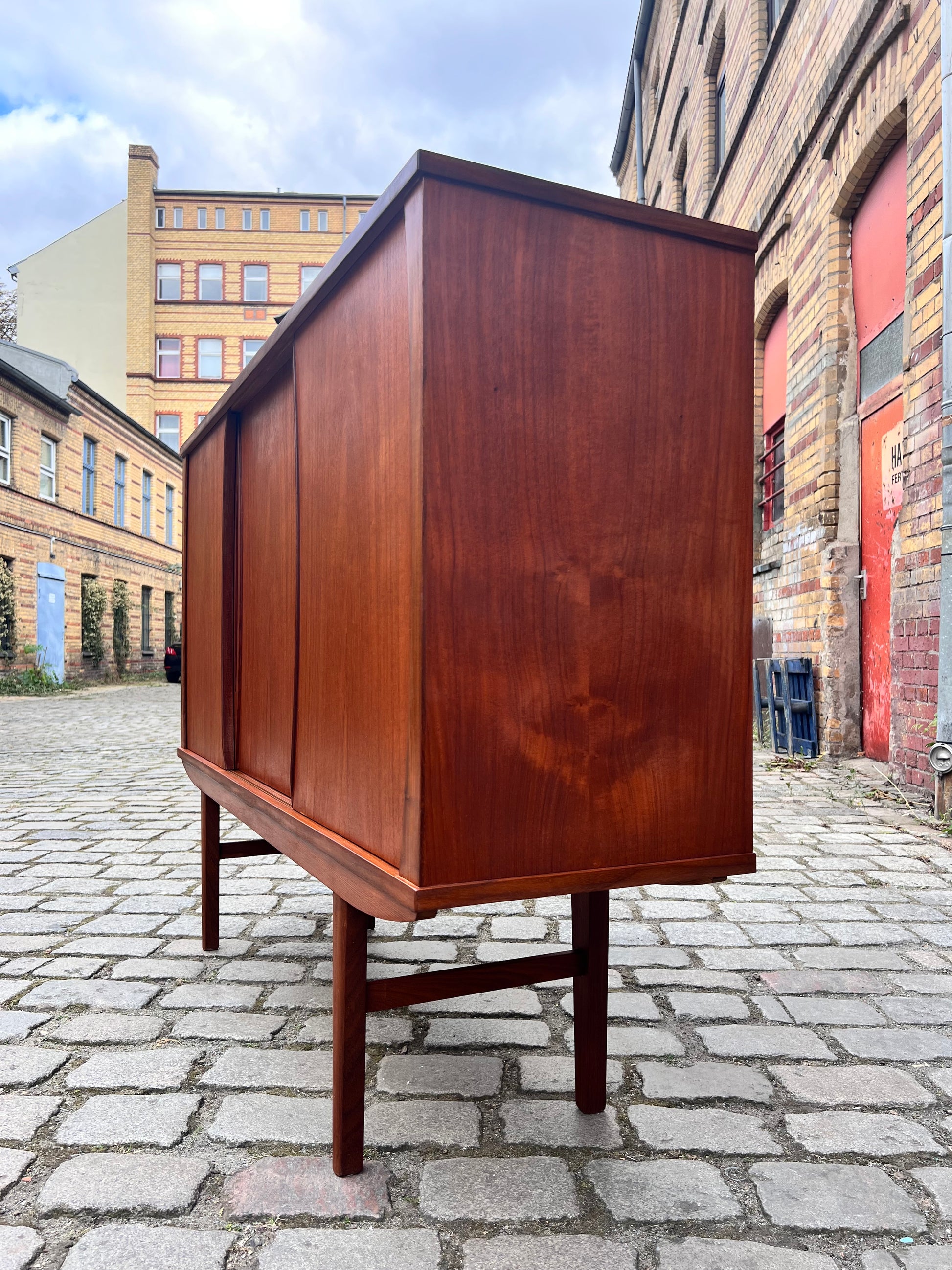 Highboard Teak von Karlit aus Schweden