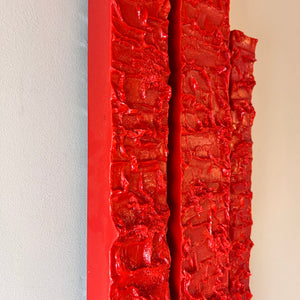 Wandlampe rot von Uwe Mersch
