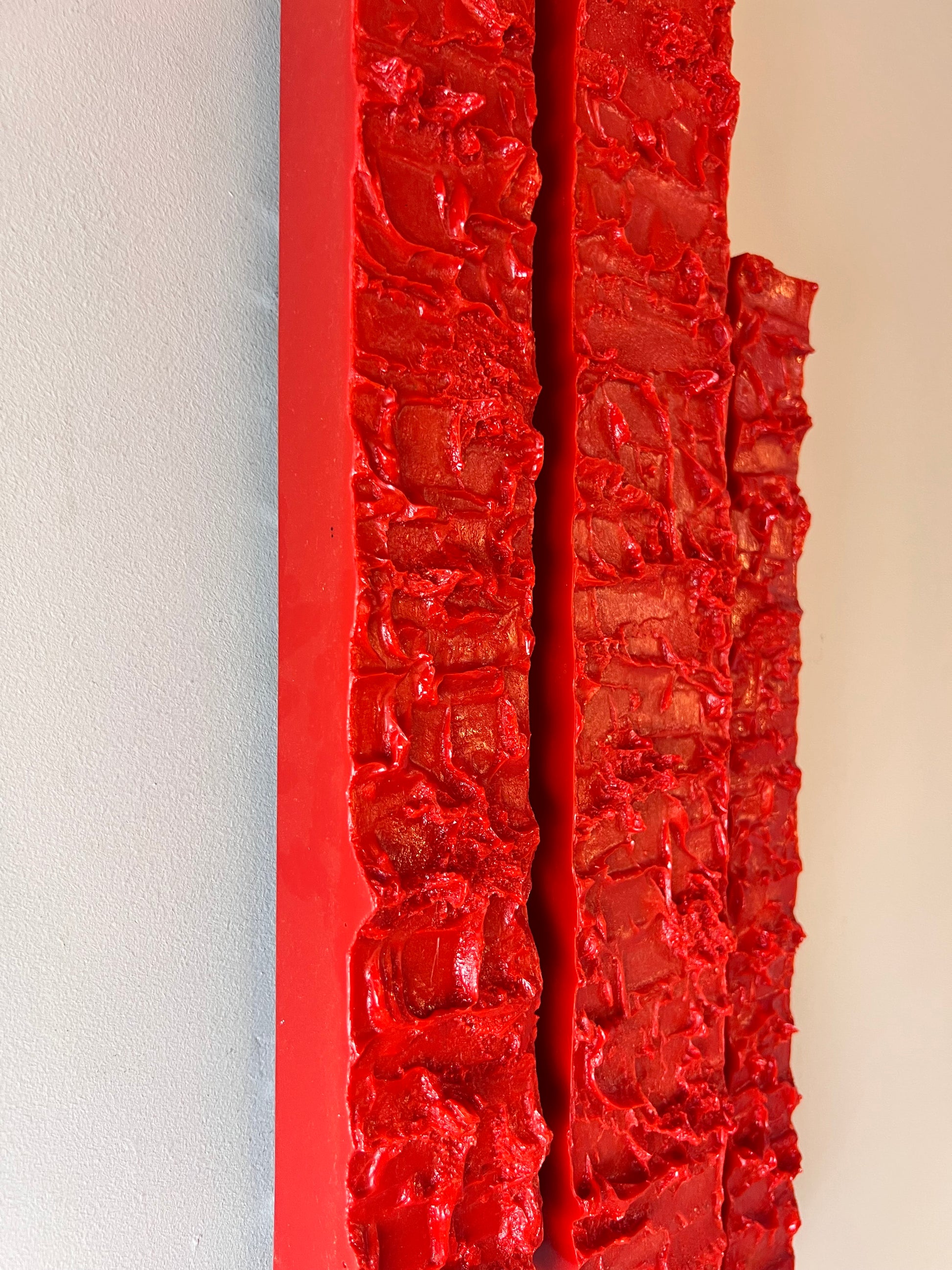 Wandlampe rot von Uwe Mersch