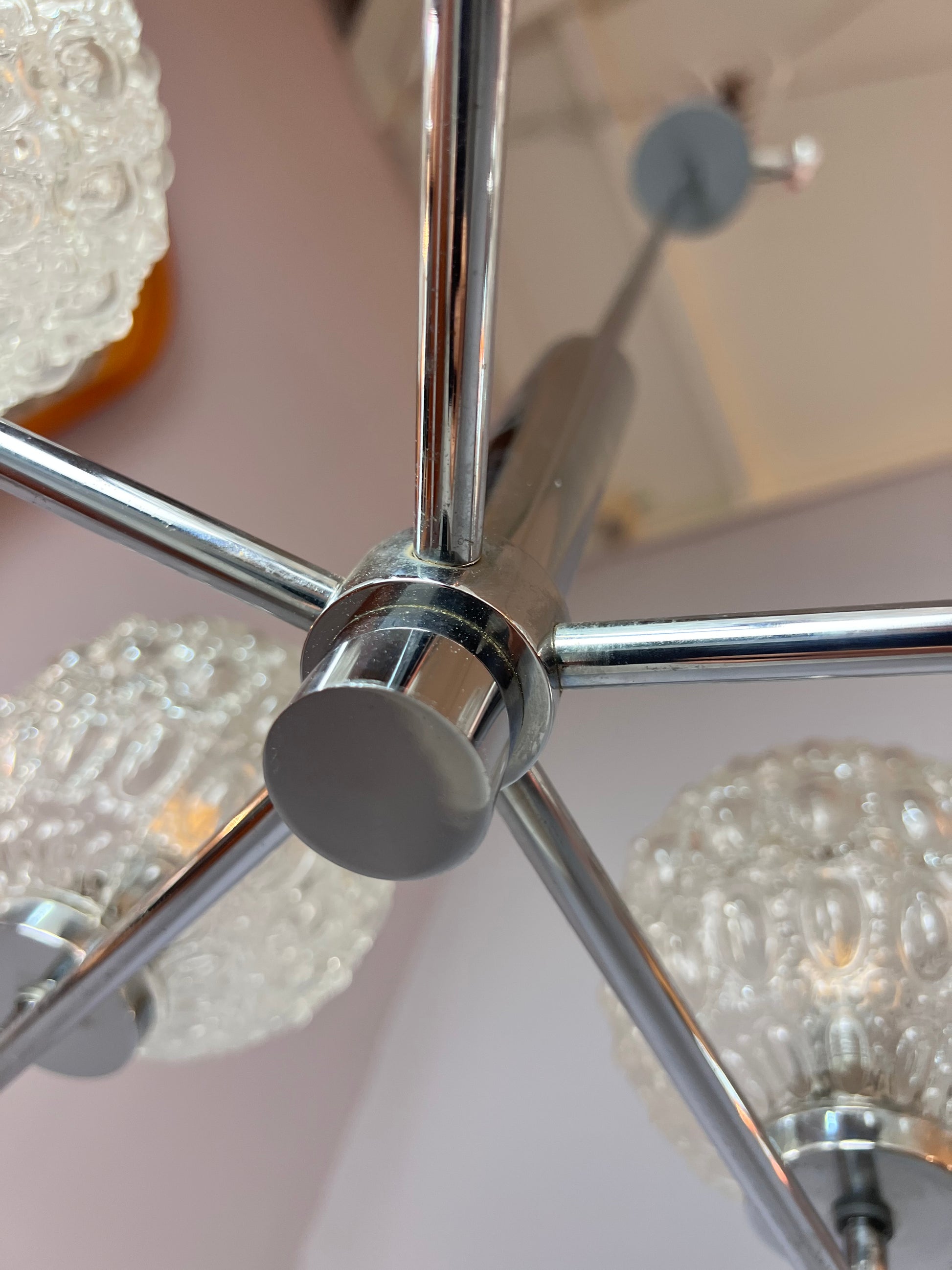 Kronleuchter Sputnik Chrom