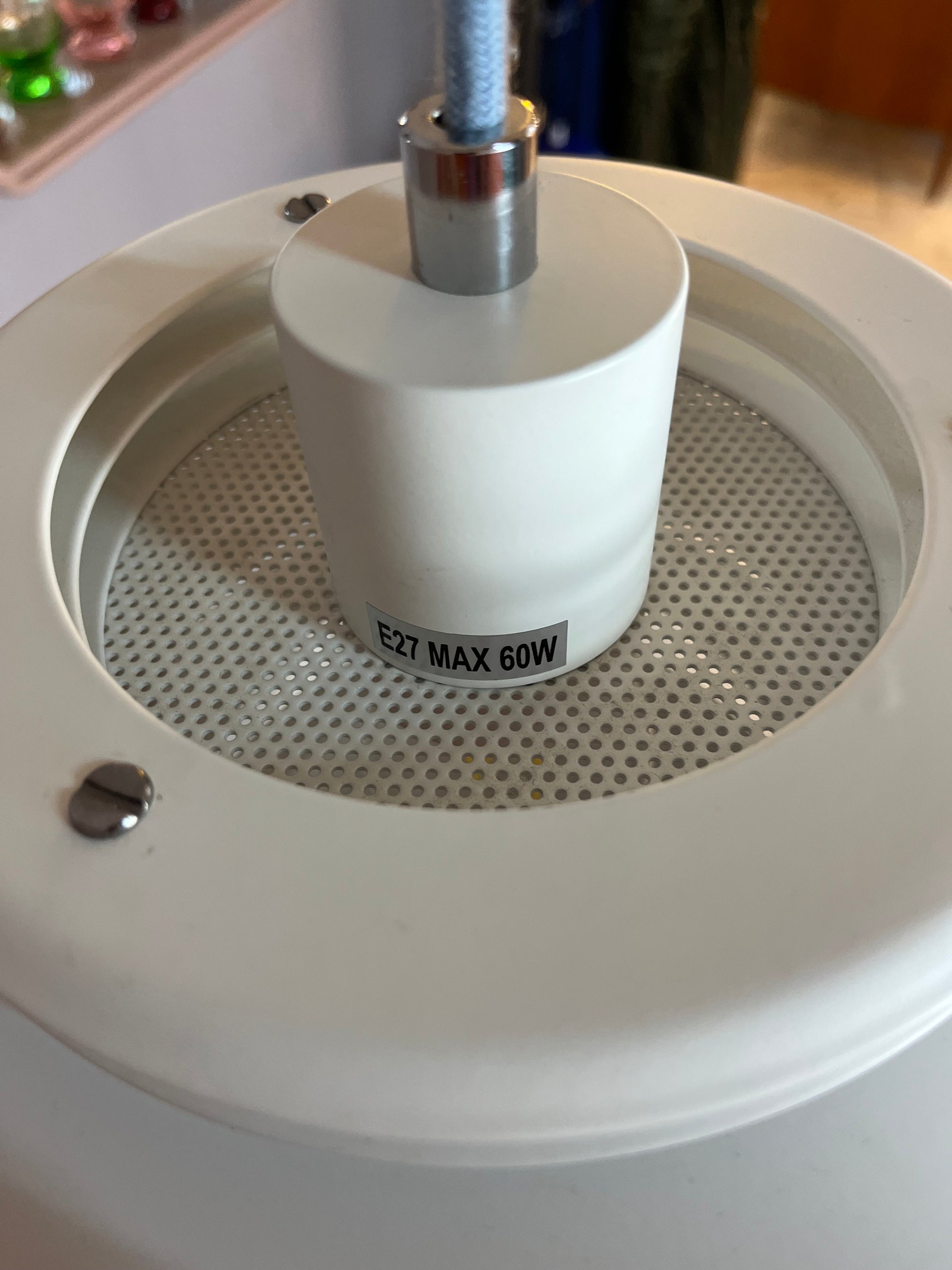 Lamellenlampe weiß aus Dänemark