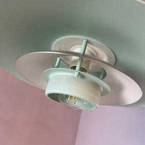 Lamellenlampe neu lackiert mint