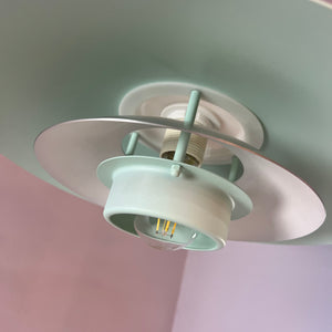 Lamellenlampe neu lackiert mint