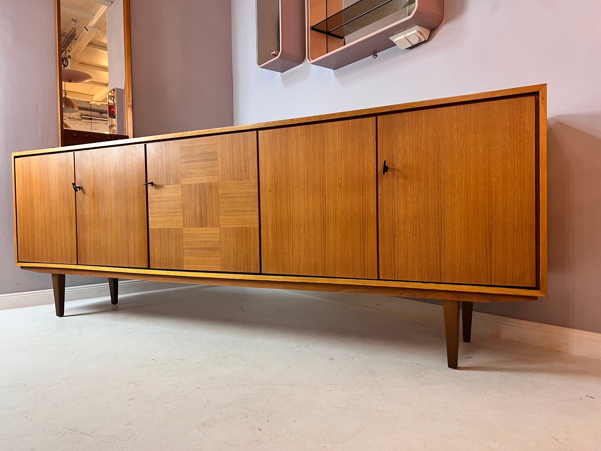XL Sideboard Nussbaum 60er