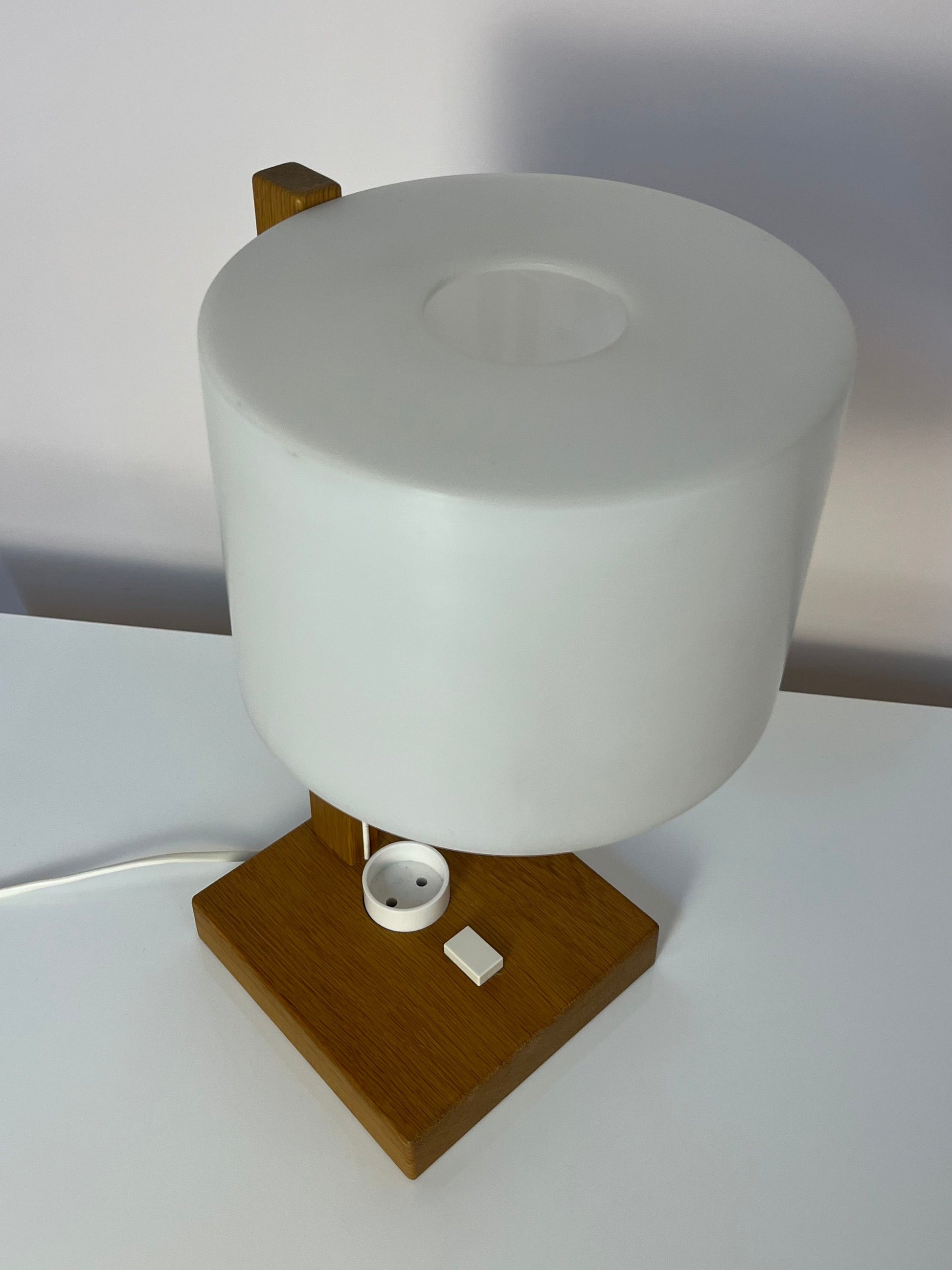 Schreibtischlampe weiß Eiche von Luxus Vittsjö
