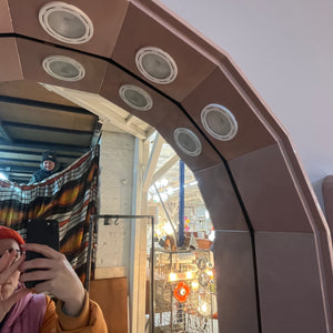 Set: Spiegelschrank rosa von Duscholux