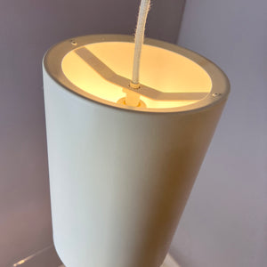 Zylinderlampe weiß neu lackiert von Fog & Mørup