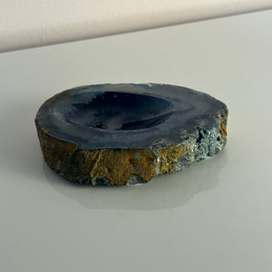 Schale Achat blau