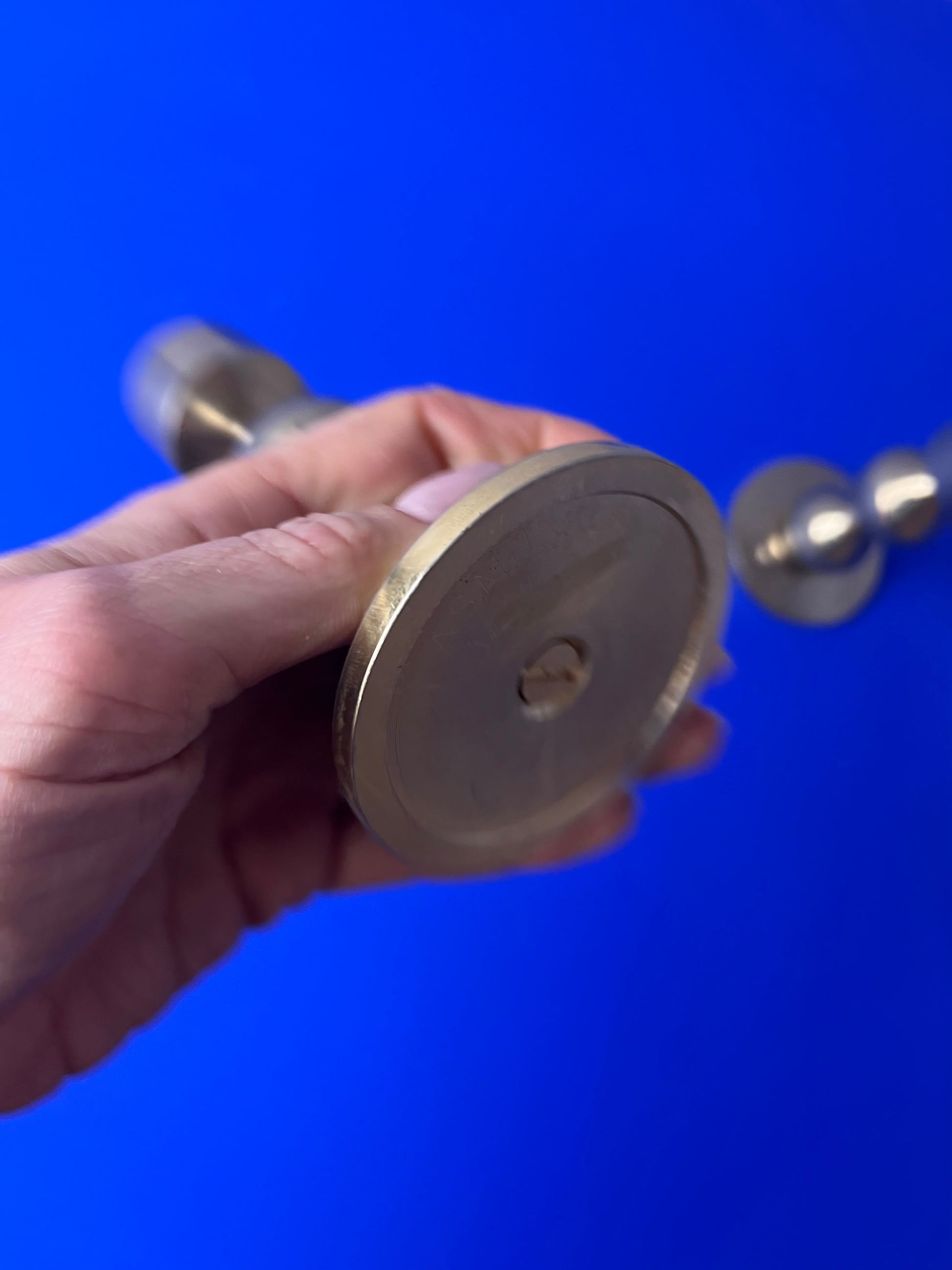 Kerzenständer vergoldet von Hugo Asmussen für Asmussen Design