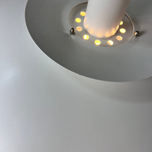 Lamellenlampe weiß lila von Formlight