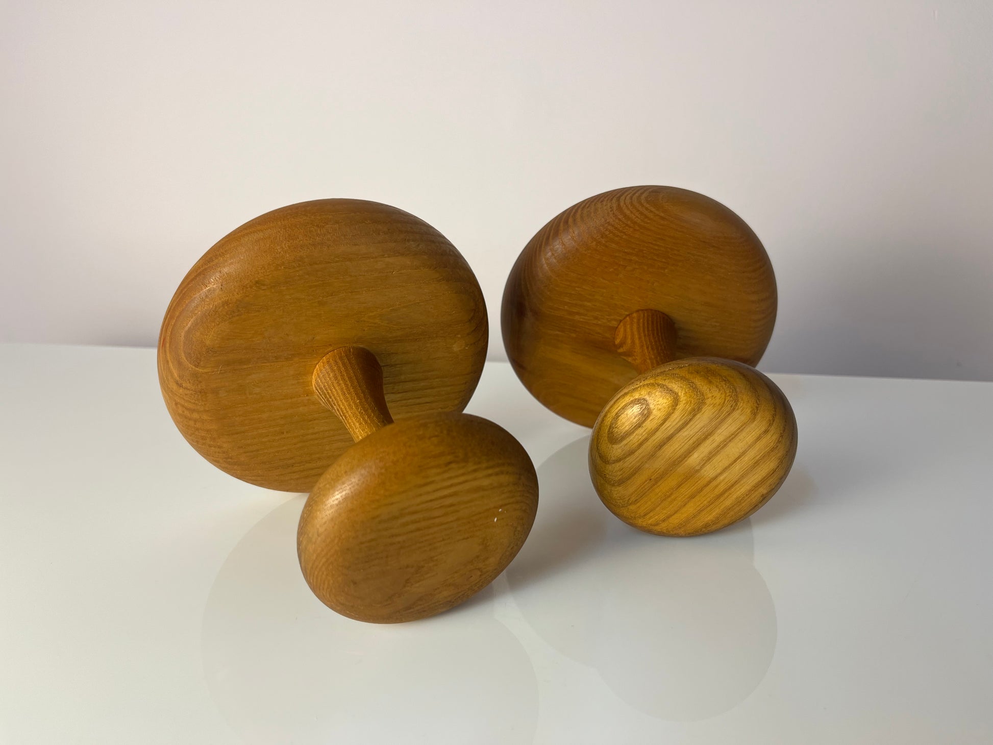 Set: 2x Wandhaken Eiche