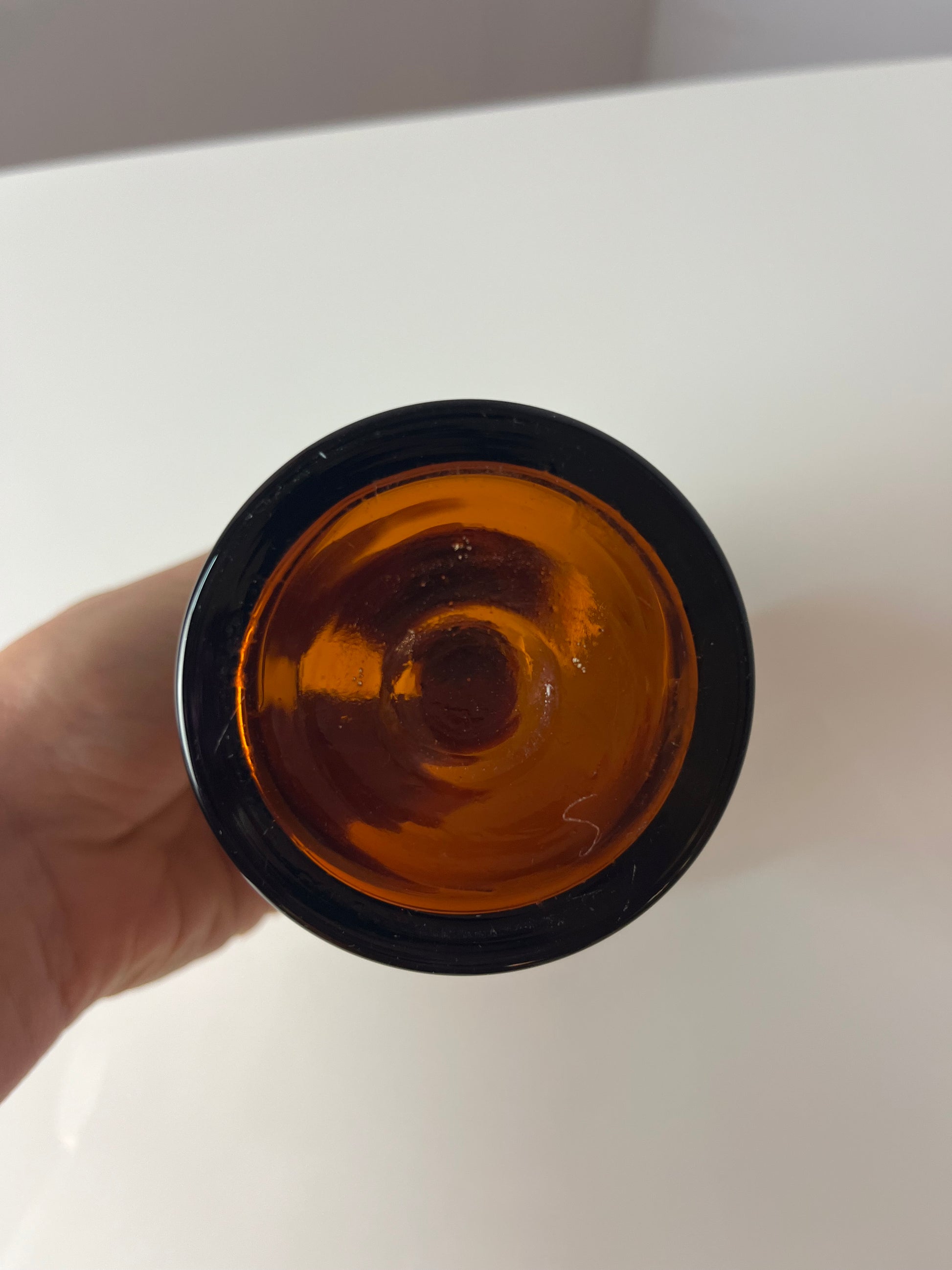 Apothekerglas Collodium Salicylic. RF braun