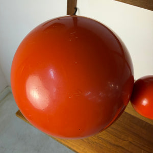 Klemmlampe orange schwarz aus Dänemark