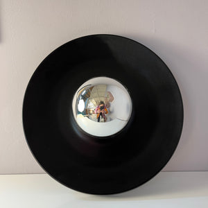 Wandlampe Diskus schwarz neu lackiert