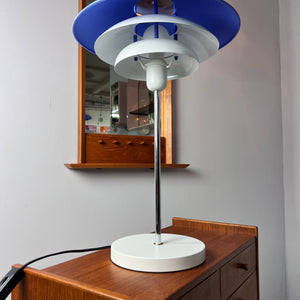 Lamellen-Tischlampe neu lackiert Dänemark