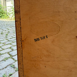 Bücherregal Teak mit Sekretär von Johannes Sorth für Nexø