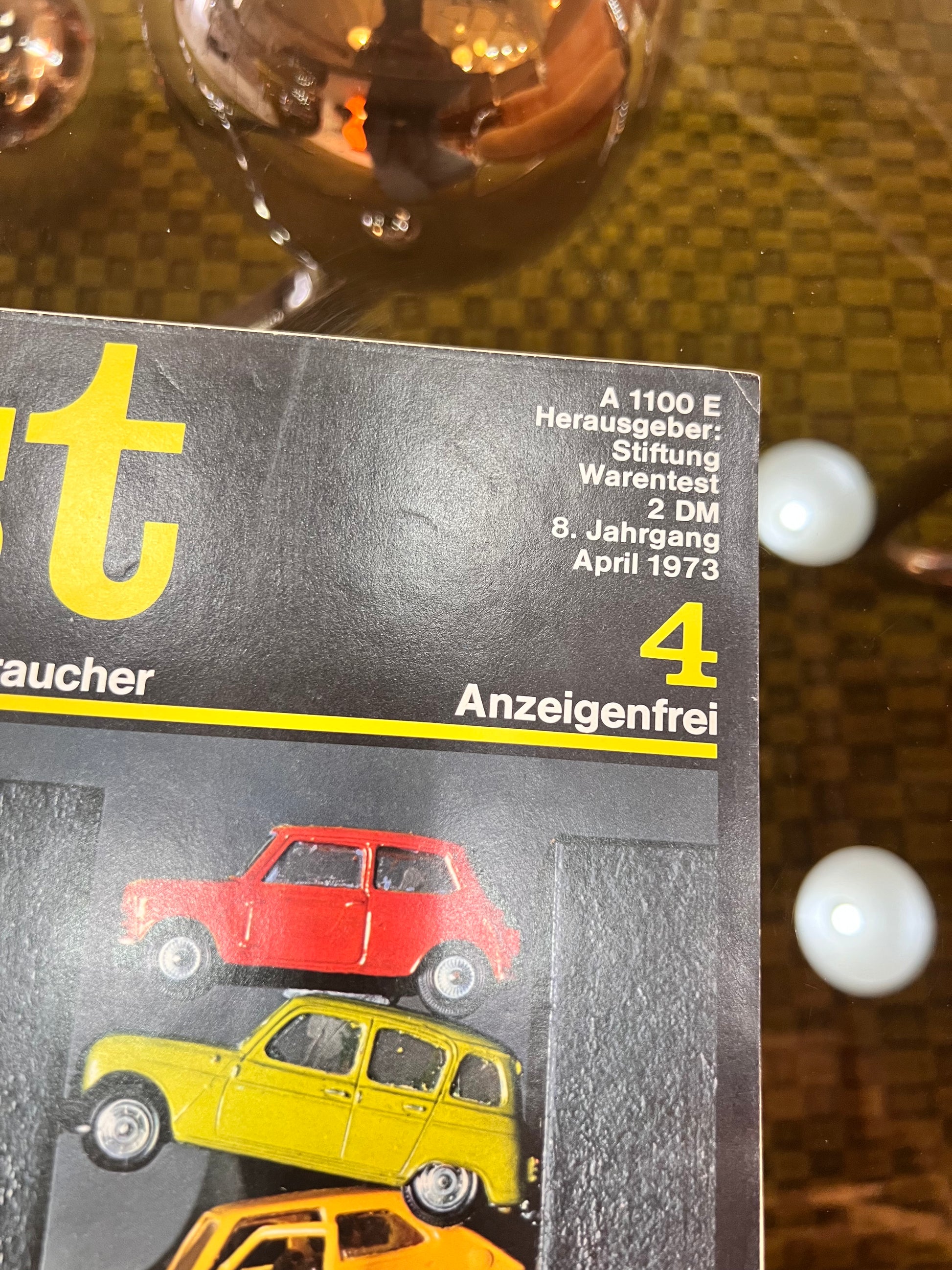 Stiftung Warentest Zeitschrift April 1973