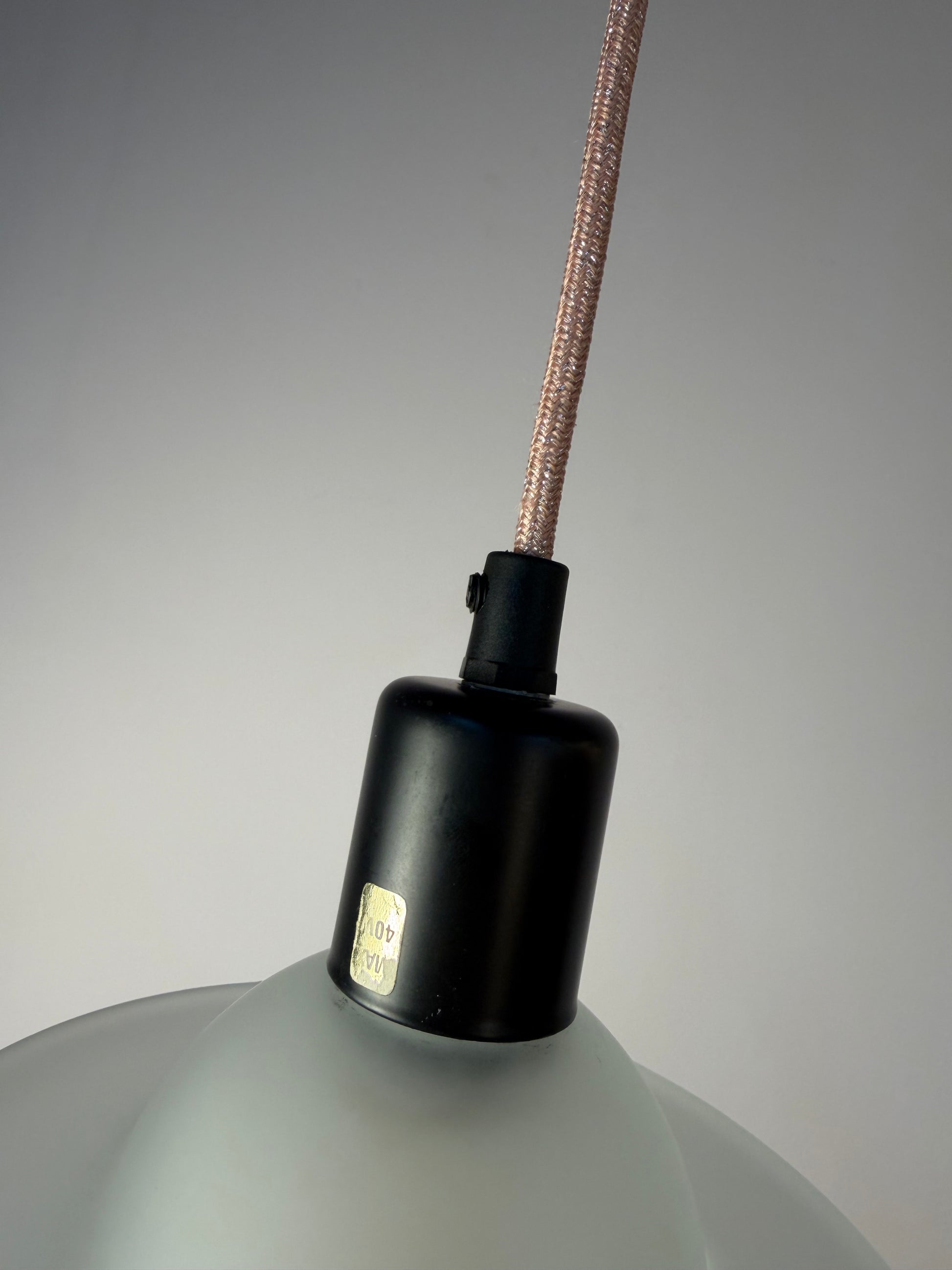 Hängelampe Milchglas aus Dänemark