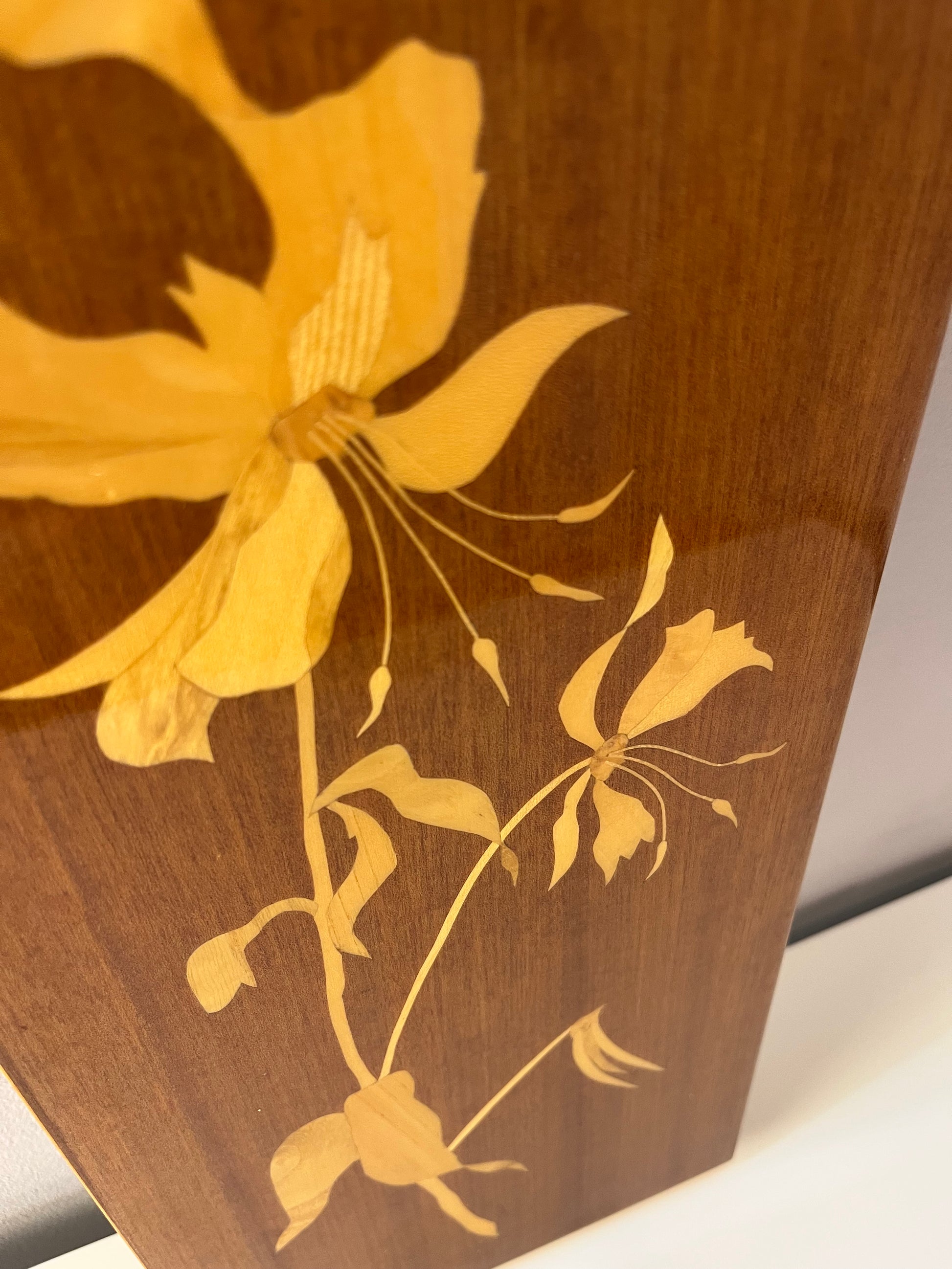 Intarsienbild Blumen