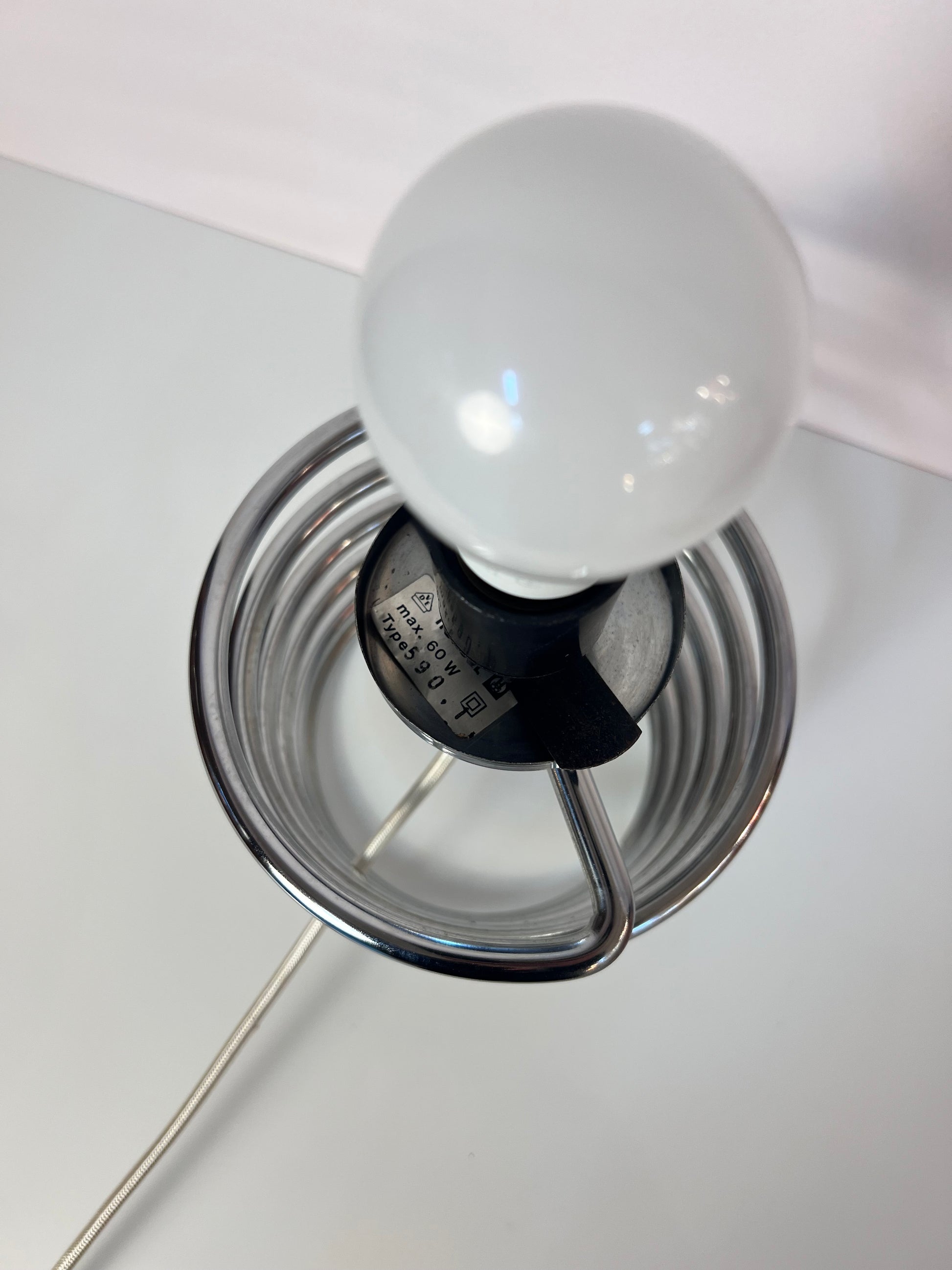 Tischlampe Spirale von Ingo Maurer für Honsel