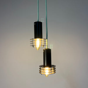 Set: 2x Lamellenlampe schwarz aus Dänemark