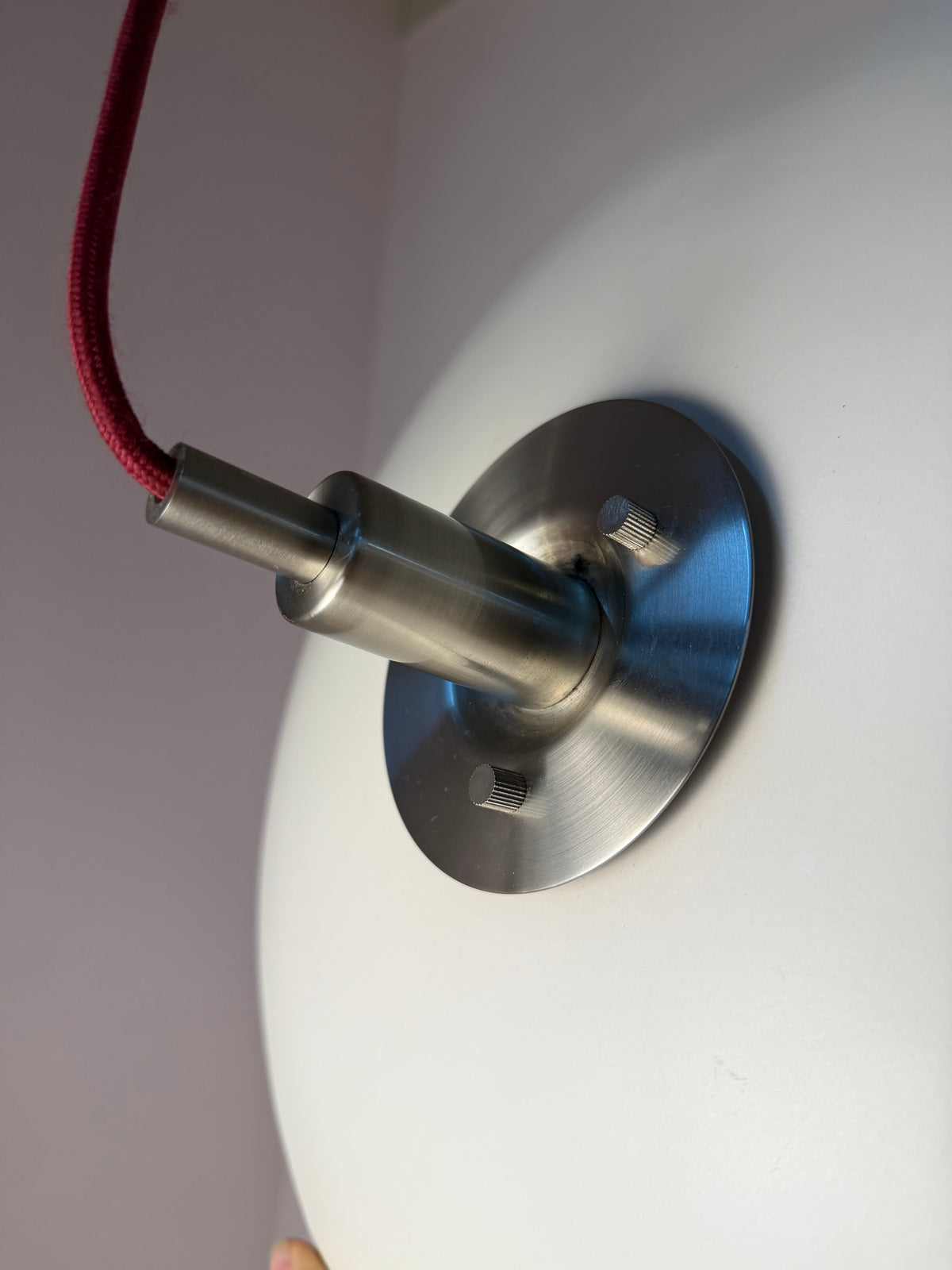 Lamellenlampe cremeweiß aus Dänemark
